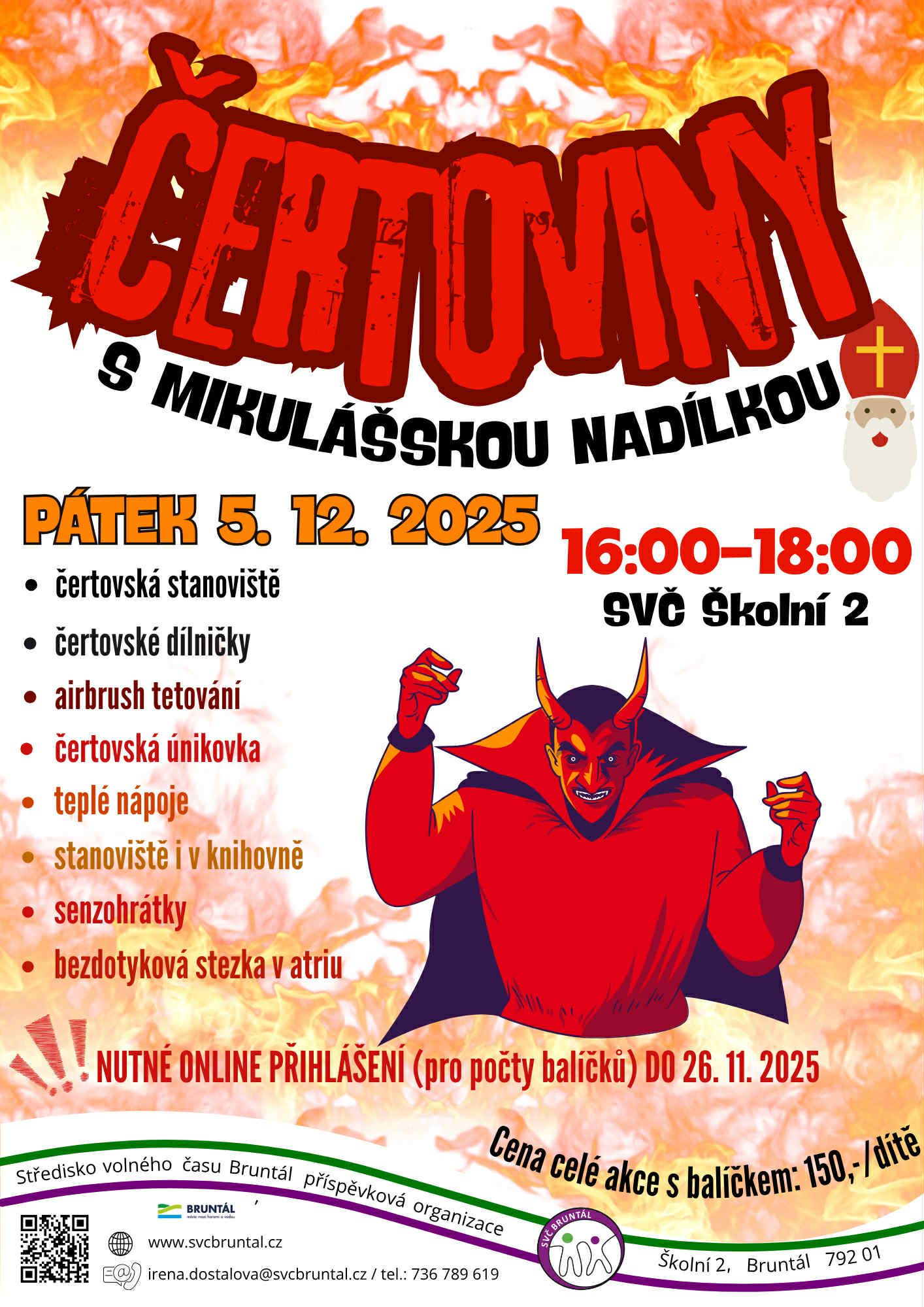 Čertoviny – akce SVČ proběhne také v knihovně