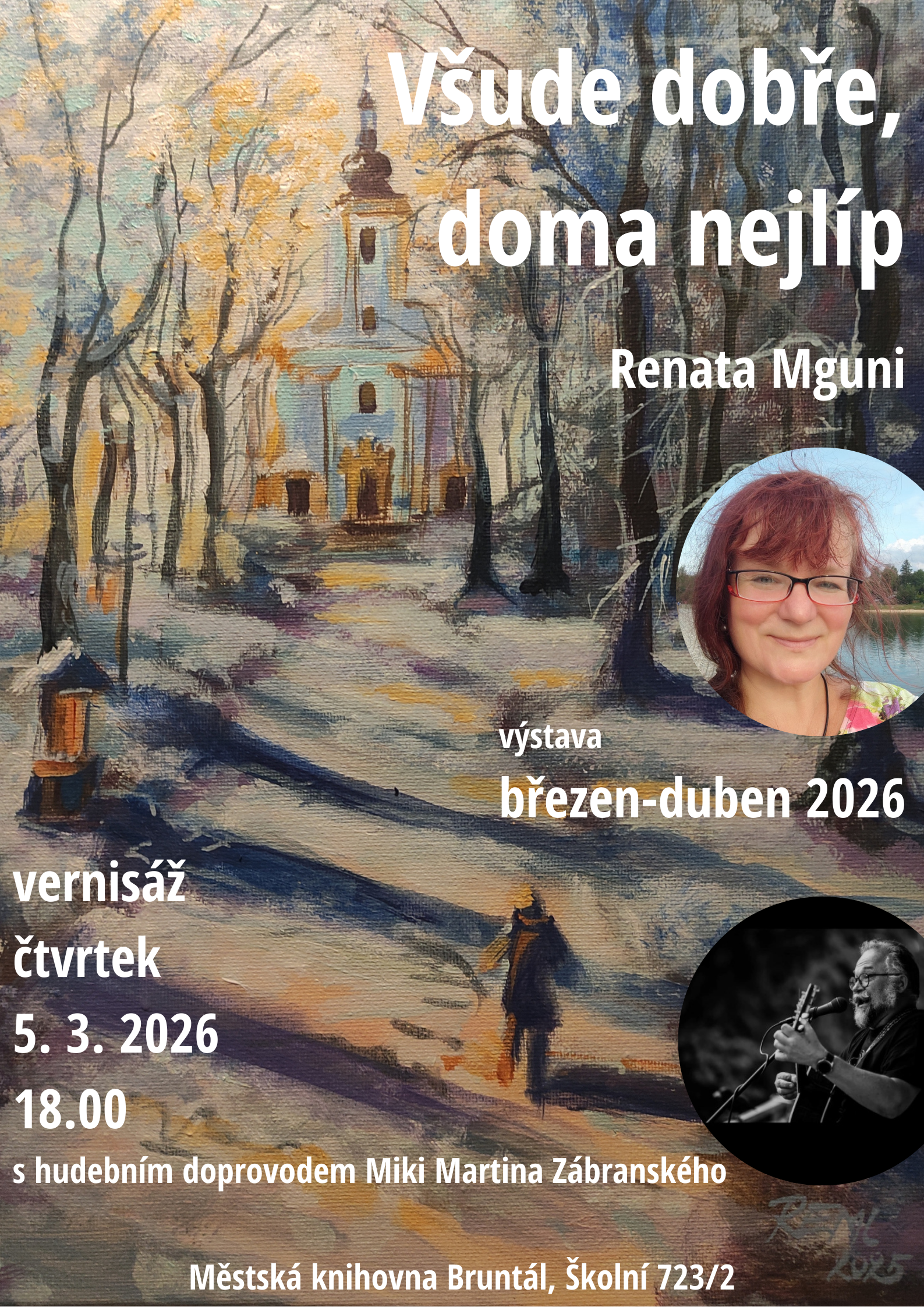 Výstava Renaty Mguni „Všude dobře, doma nejlíp“ od března 2026