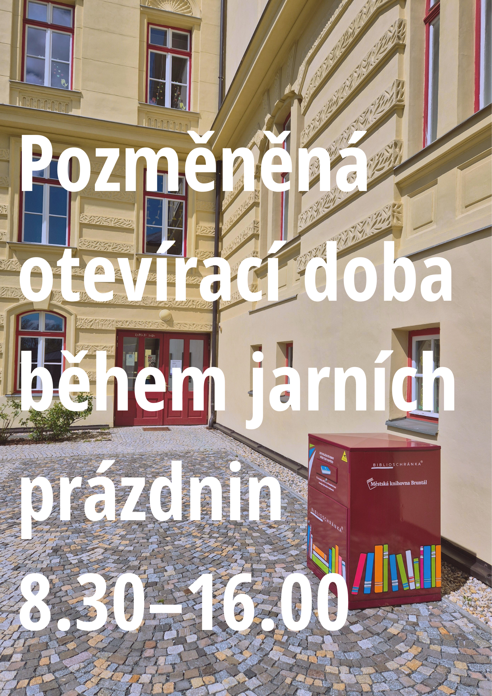 Změna výpůjční doby během jarních prázdnin