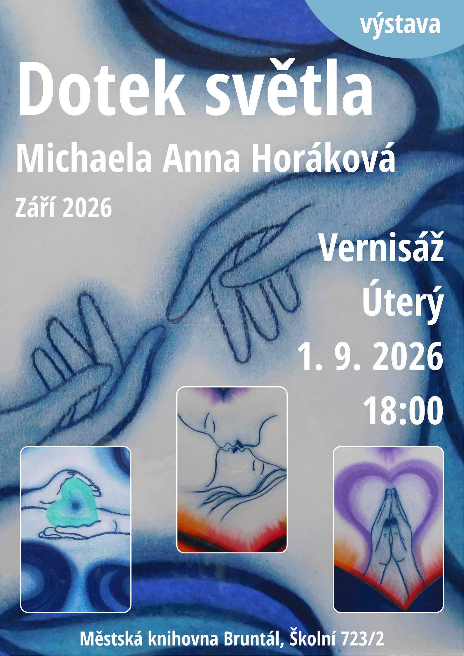 V září zveme na výstavu „Dotek světla“