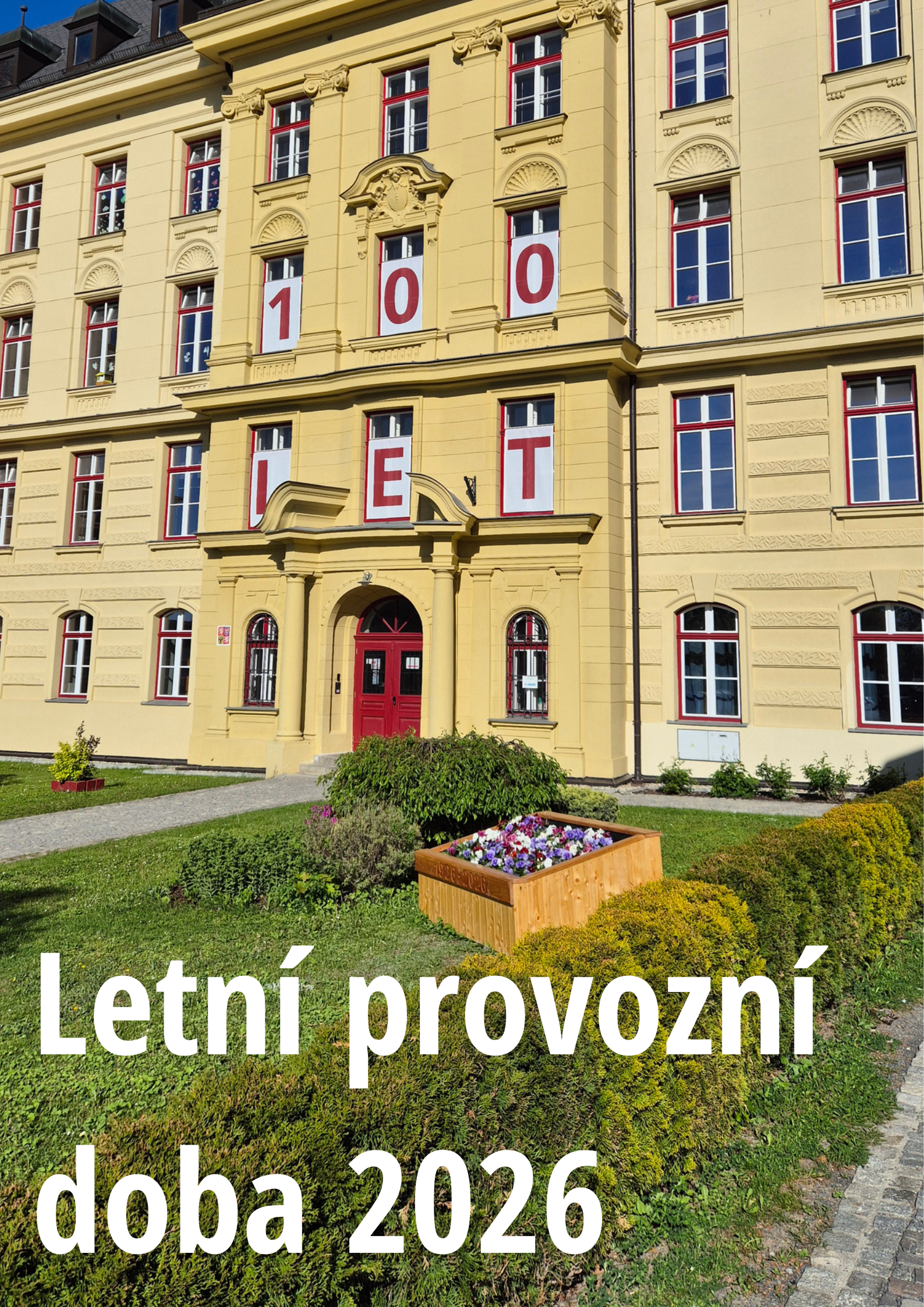 Letní provozní doba 2026
