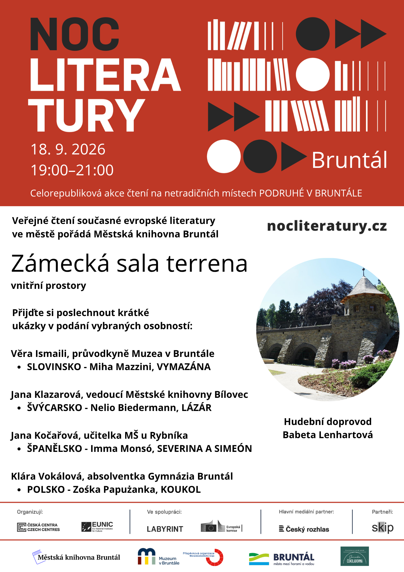 Noc literatury 2026 – Bruntál